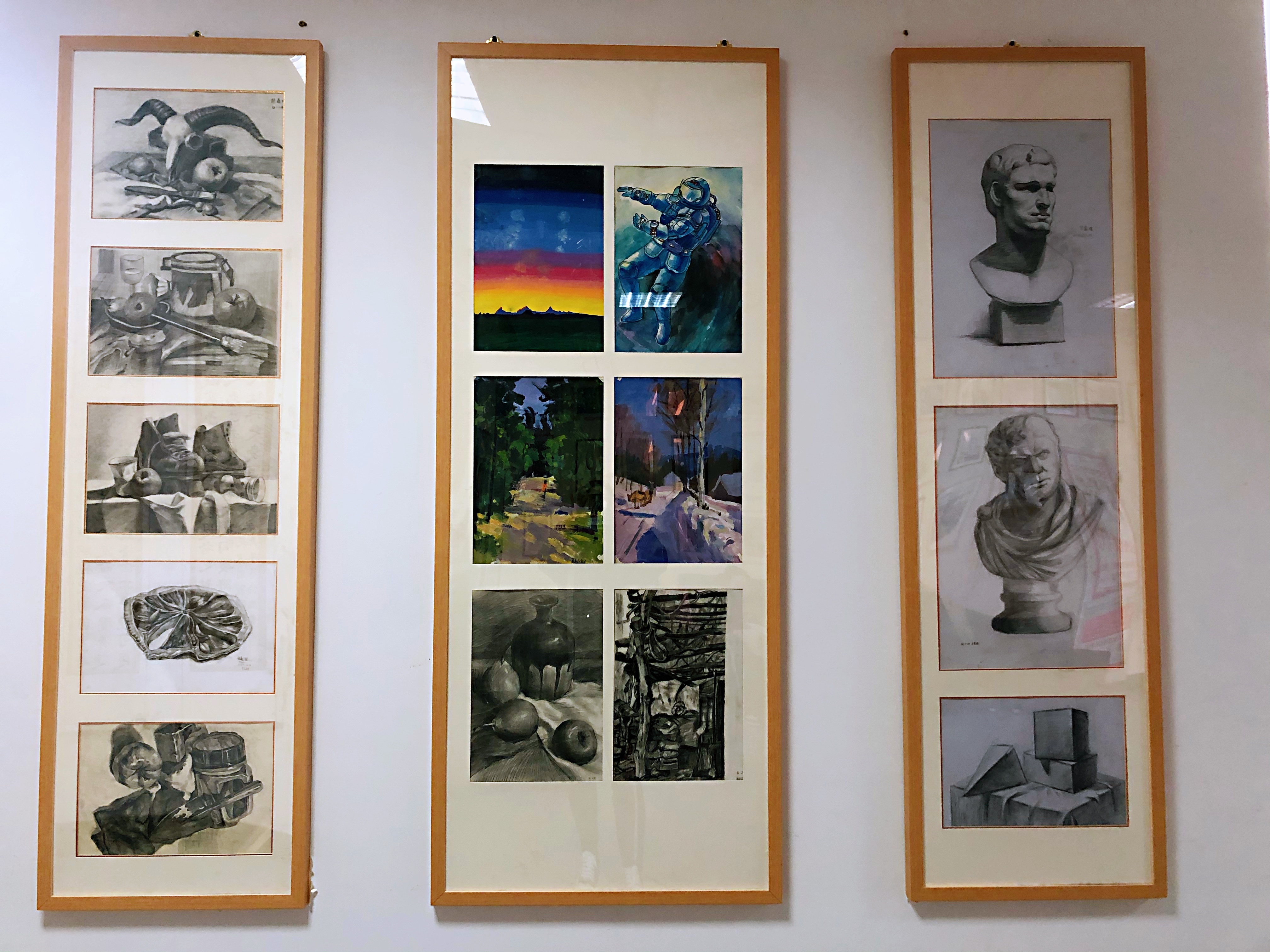 【第十一届中学生艺术节系列报道】我校开展中学生美术作品展